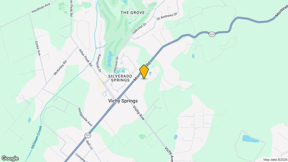 2073 Monticello Rd Map and Location Details