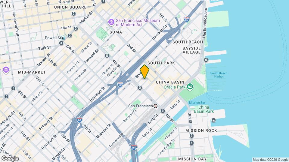 555 4th St Map and Location Details