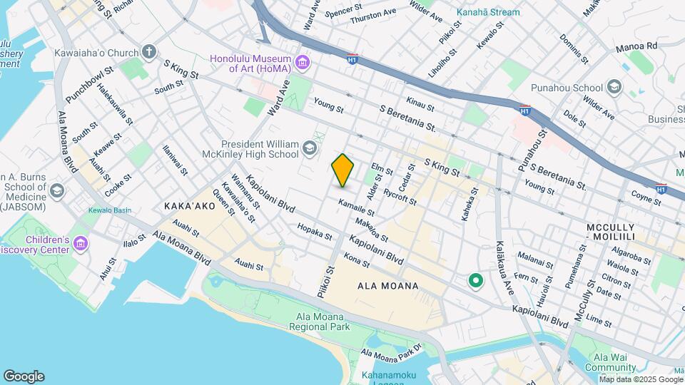 1125 Hoolai St Map and Location Details