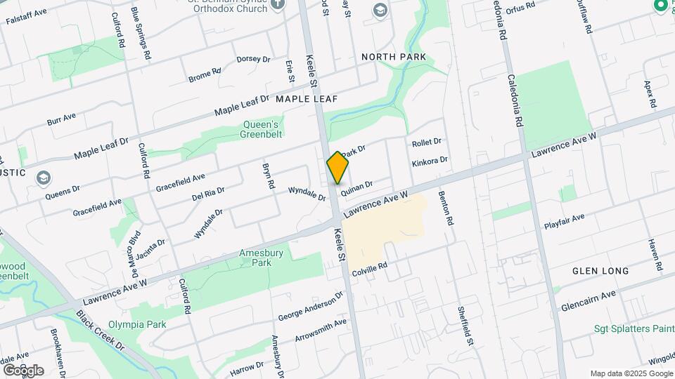 2417 Keele St Map and Location Details