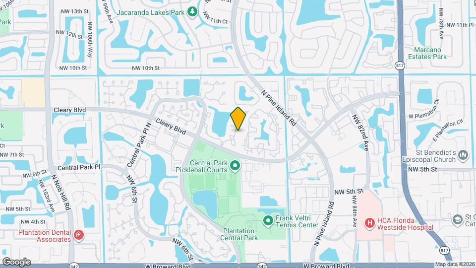 720 NW 91st Terrace Map and Location Details