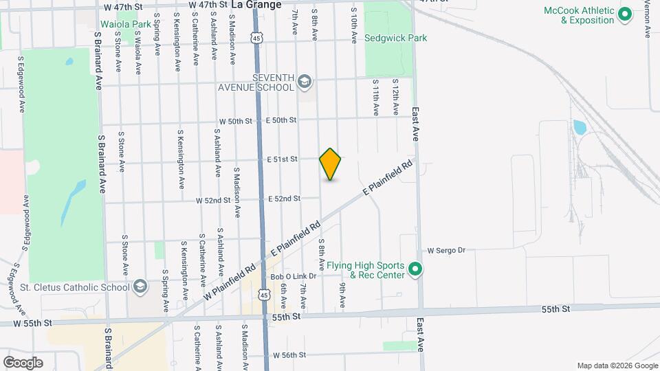 925 S 8th Ave Map and Location Details