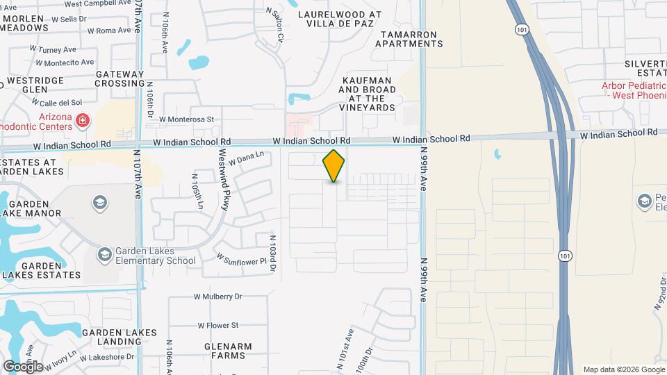 3810 N 101st Dr Map and Location Details