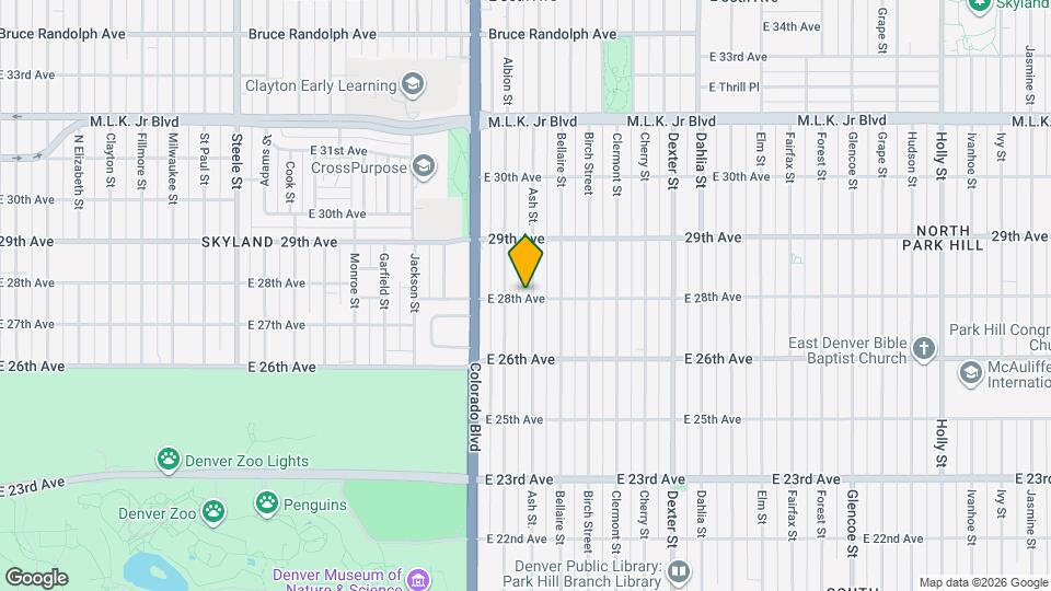 2801 Ash St. Map and Location Details