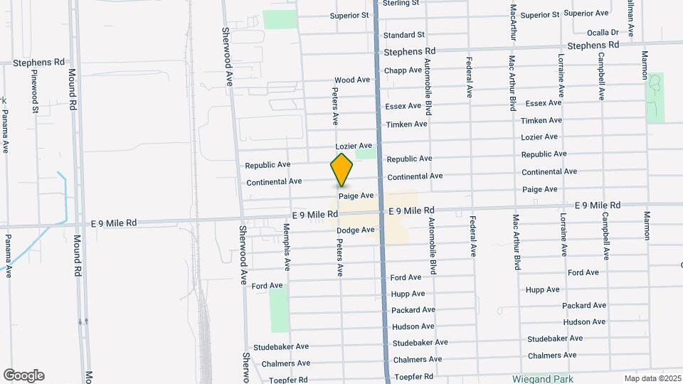7503 Paige Ave Map and Location Details