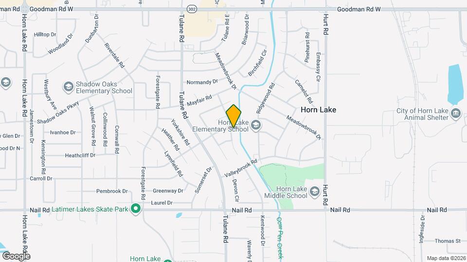 6390 Greenbriar Dr Map and Location Details