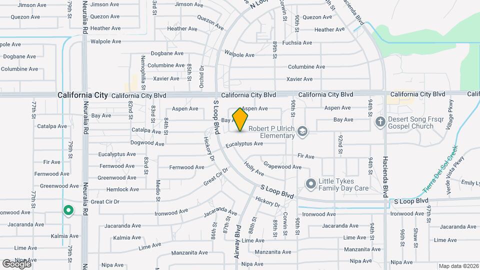 8740 Catalpa Ave Map and Location Details