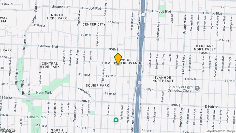 3609 Wayne Ave Mapa y Detalles de la Ubicación