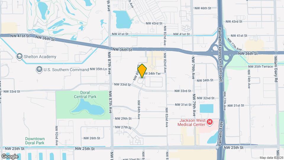 3420 NW 84th Ave Map and Location Details