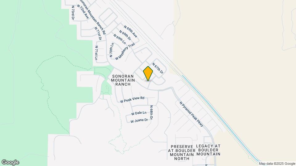 6872 W Ridgeline Rd Map and Location Details