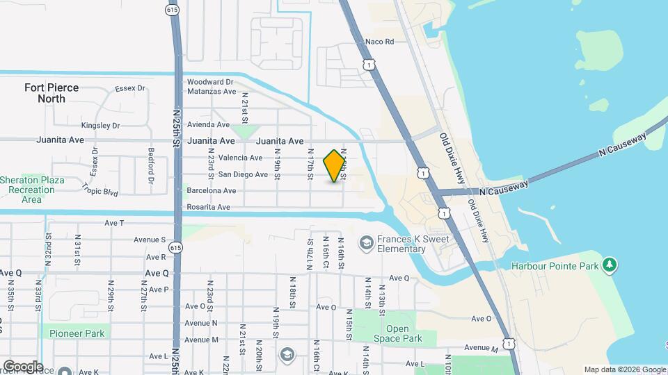 1506 Barcelona Ave Map and Location Details