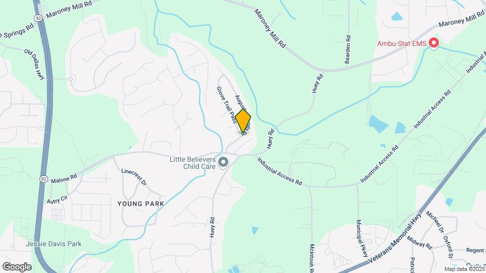 1220 Augusta Woods Dr Map and Location Details