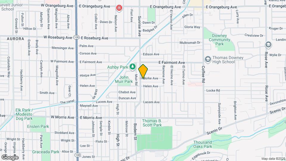 708 Burke Ave Map and Location Details