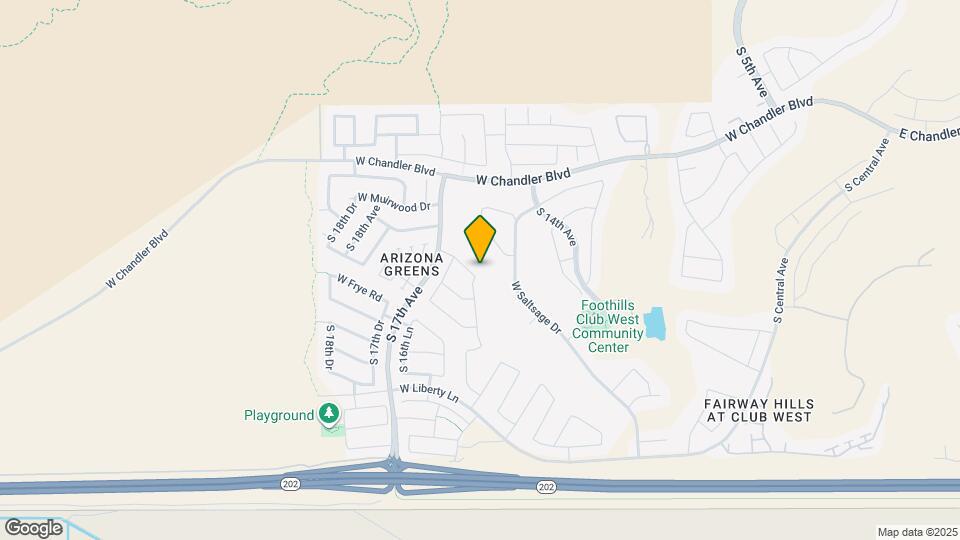 1608 W Amberwood Dr Map and Location Details