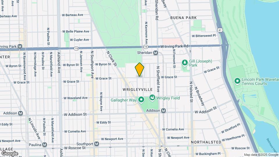 1107 W Grace St Map and Location Details