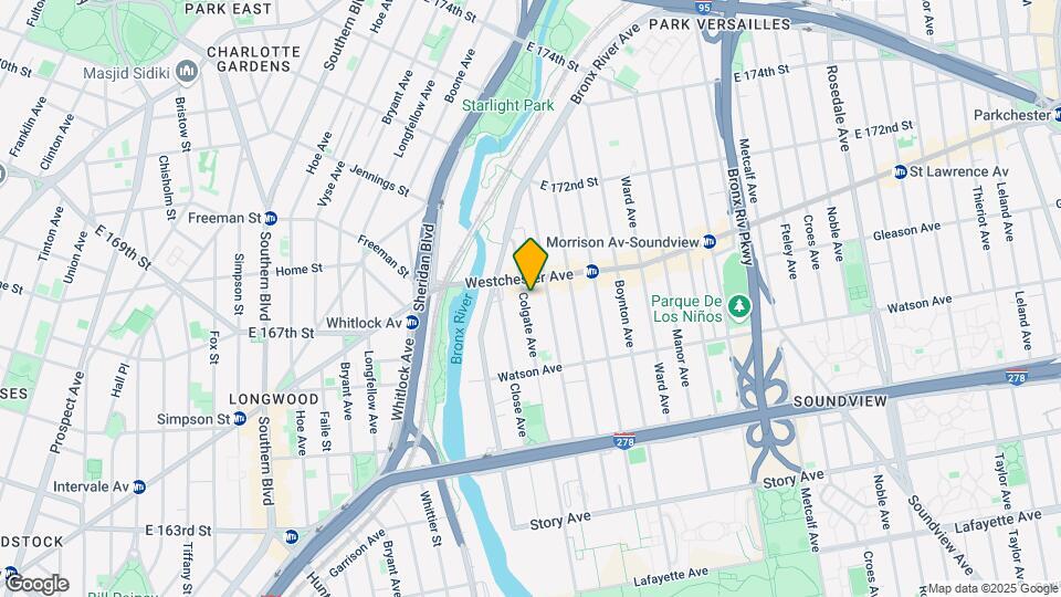 1158 Colgate Ave Map and Location Details