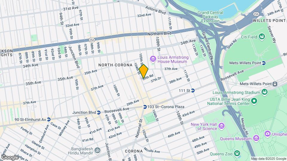 37-29 104th St Map and Location Details