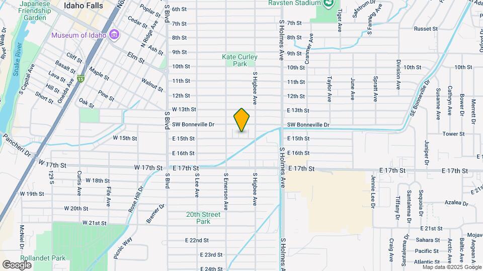 357 E 15th St Map and Location Details