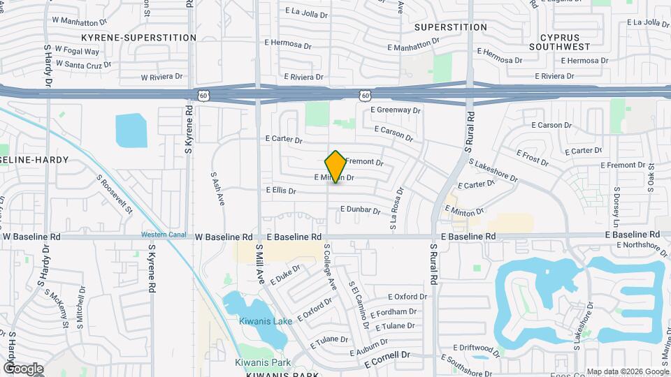 308 E Ellis Dr Map and Location Details