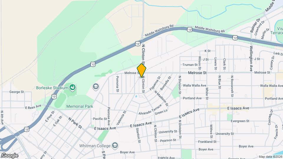 1031 N Clinton St Map and Location Details