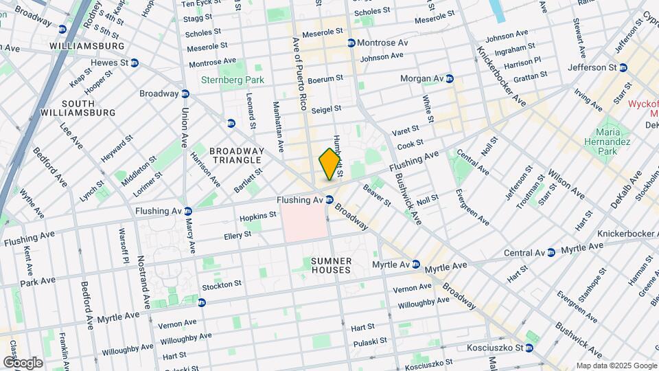 789 Flushing Ave-Unit -2F Map and Location Details