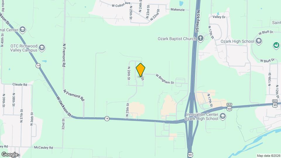 1009 N 24th St Map and Location Details