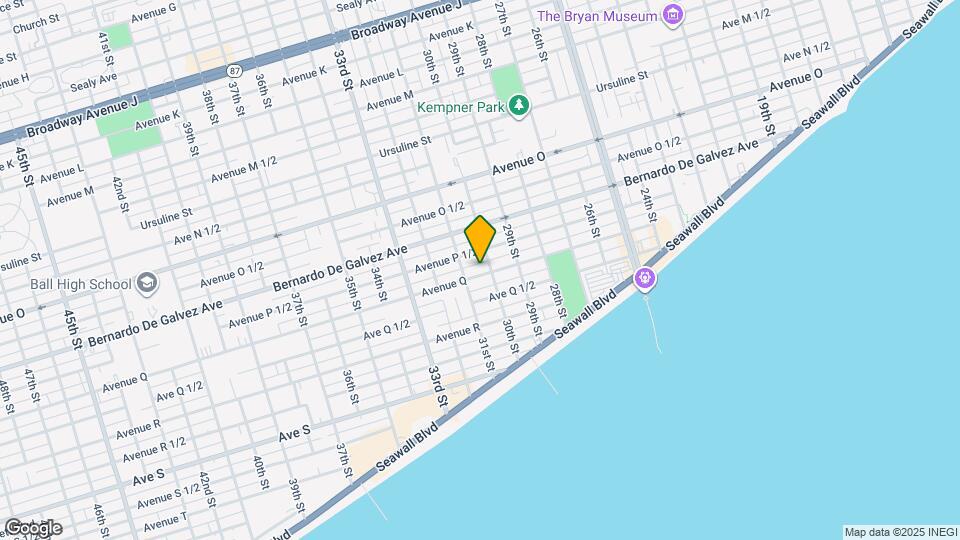 3010 Avenue Q Map and Location Details