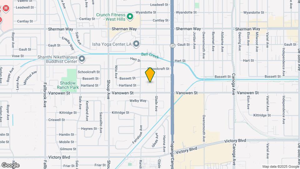 6828 Nevada Ave Map and Location Details