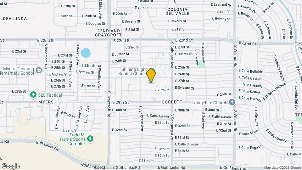 5735-5747 E 28th St Map and Location Details
