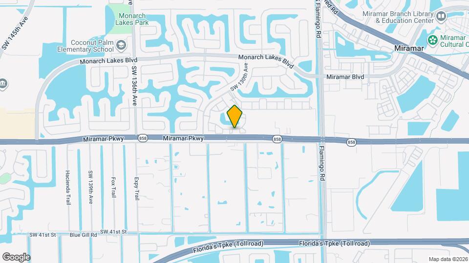 12850 SW 31st Ct Map and Location Details