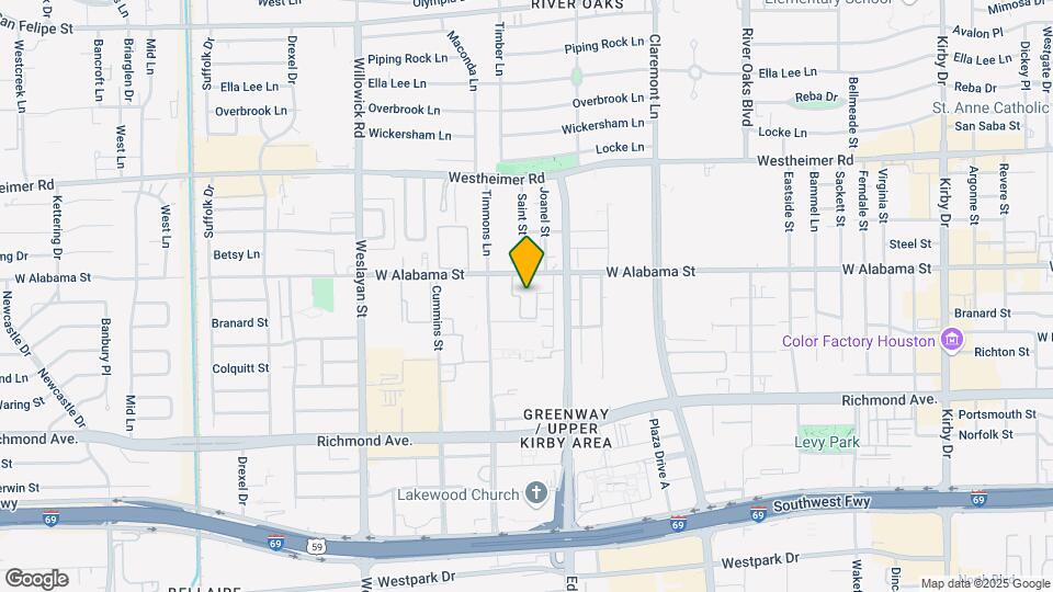 3623 W Alabama St Map and Location Details