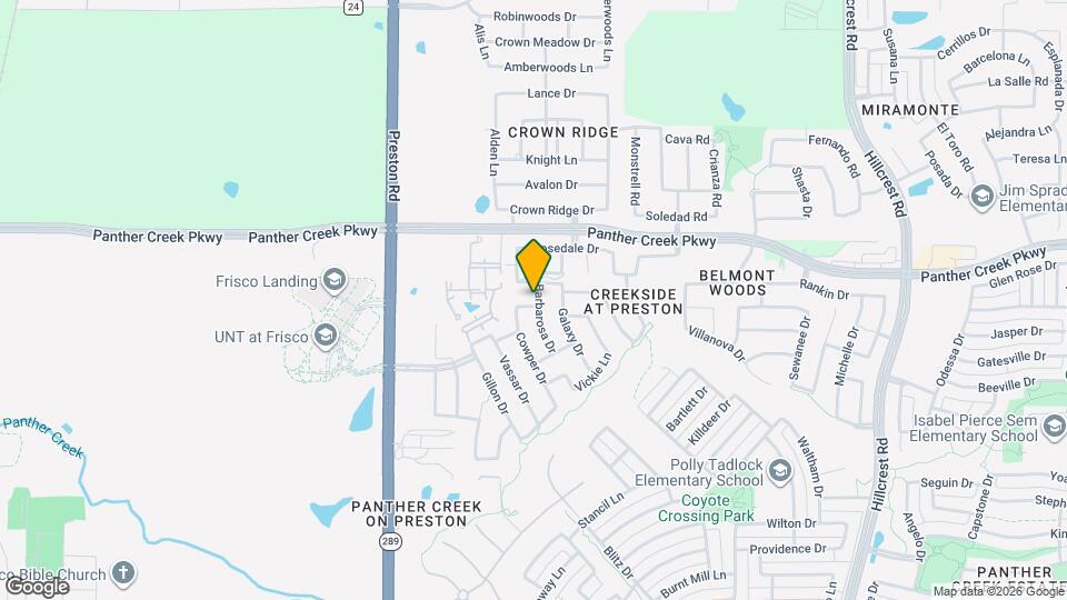 9554 Byron Drive Mapa y Detalles de la Ubicación