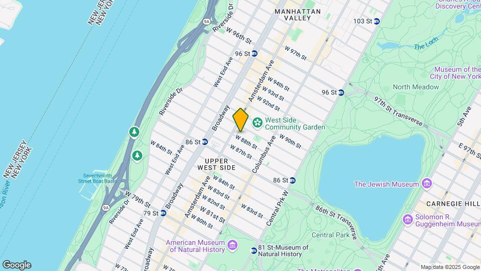177 W 88th St Map and Location Details