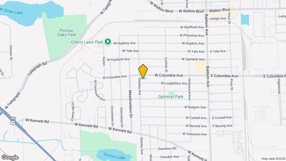 260 W Longfellow Ave Map and Location Details