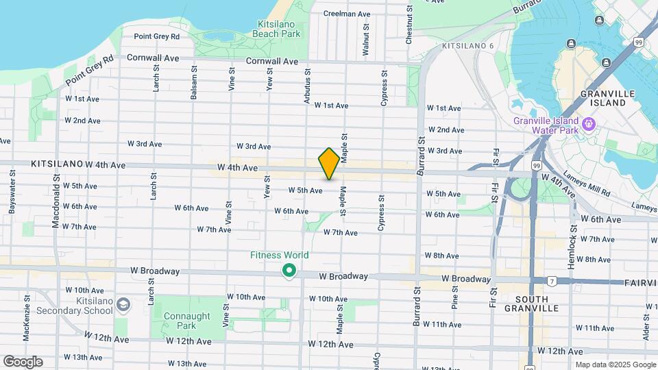 2035 W 5th Ave Map and Location Details