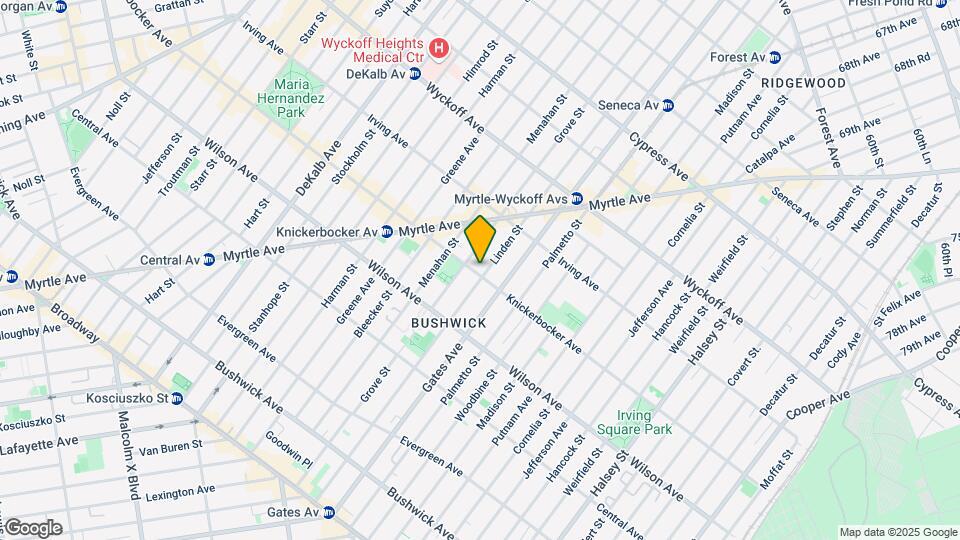 537 Knickerbocker Ave Map and Location Details