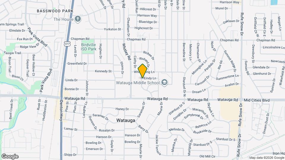 6000 Lindy Ln Map and Location Details