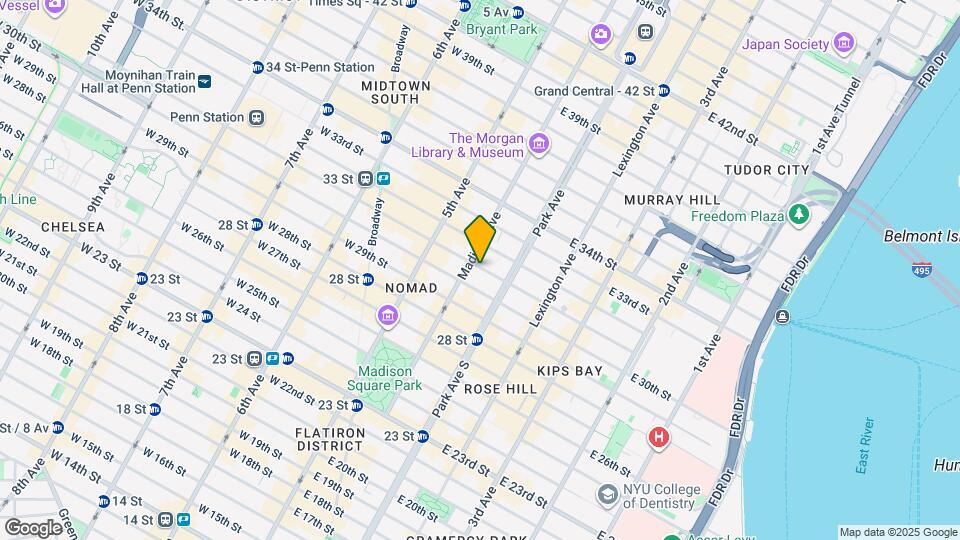 30 E 31st St Map and Location Details