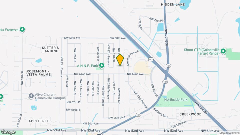 6319 NW 26th Ter Map and Location Details