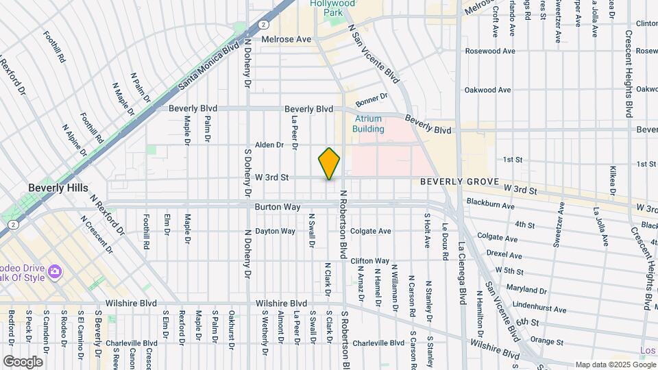 310 S Clark Dr Map and Location Details