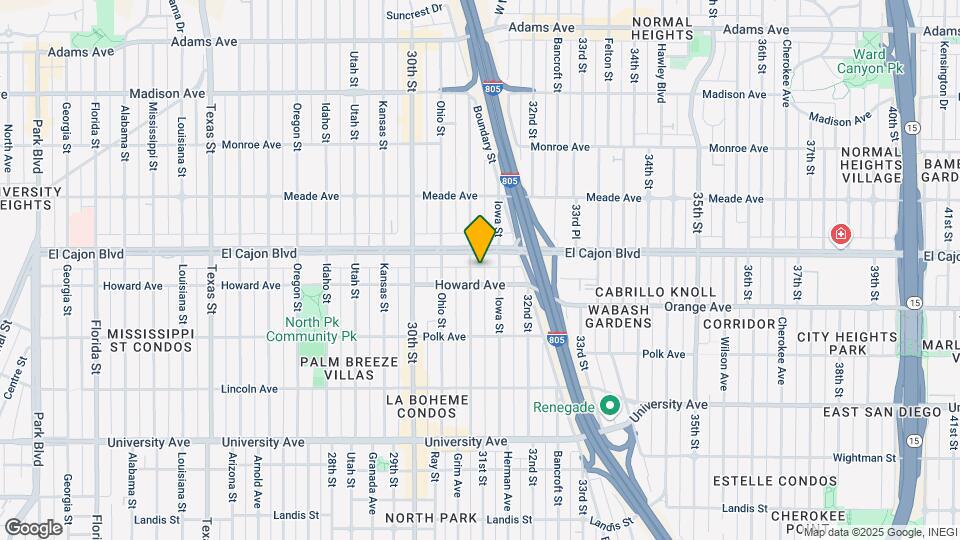4225 Illinois St Map and Location Details