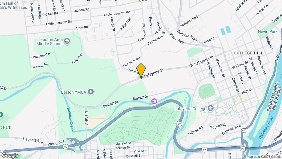 1070 W Lafayette St Map and Location Details