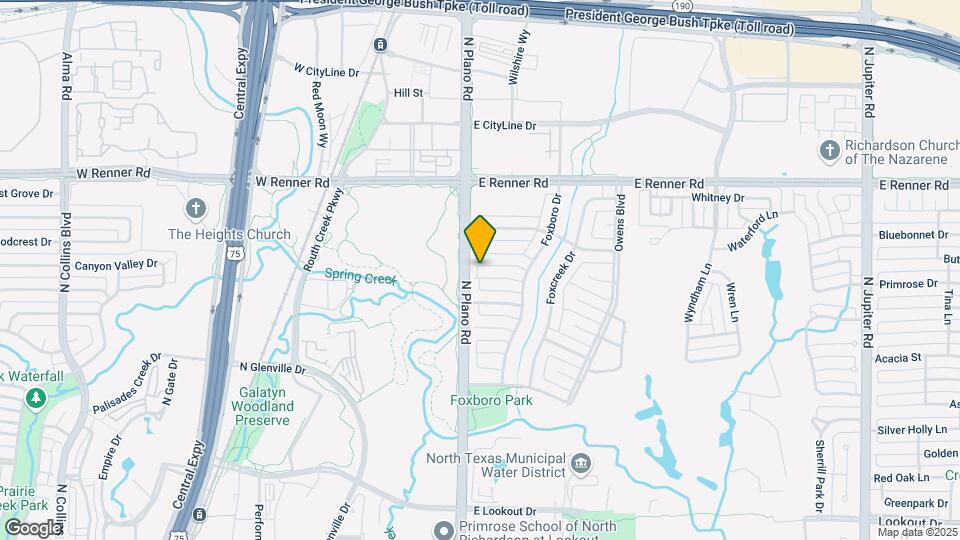 1403 Ridgemoor Ln Map and Location Details