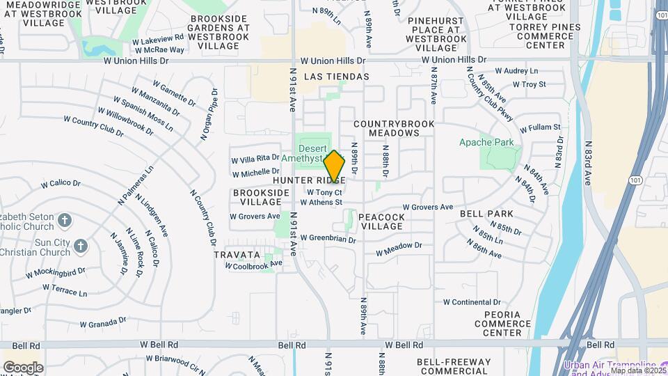 8956 W Tony Ct Map and Location Details