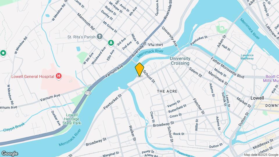 406 Pawtucket St Map and Location Details