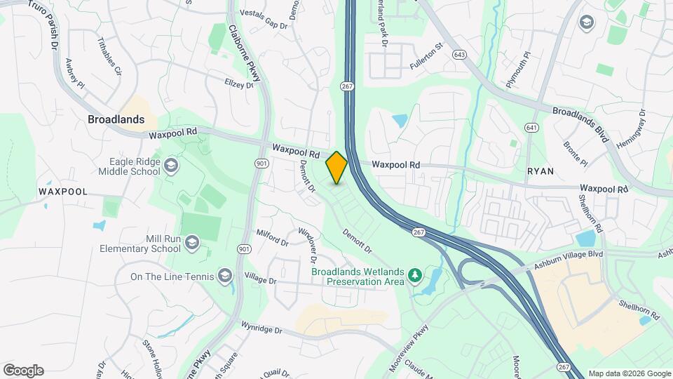 21764 Dollis Hl Ter Map and Location Details