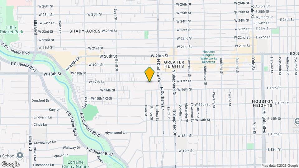 830 W 17th St Map and Location Details
