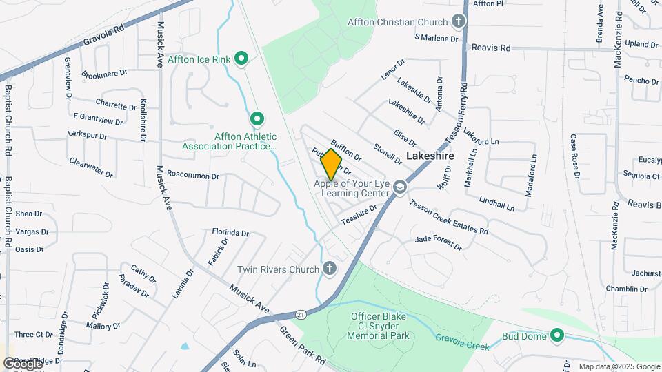 10050 Willdan Dr, Unit Apt. A Map and Location Details