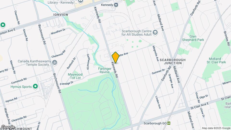 593-593 Kennedy Rd Map and Location Details