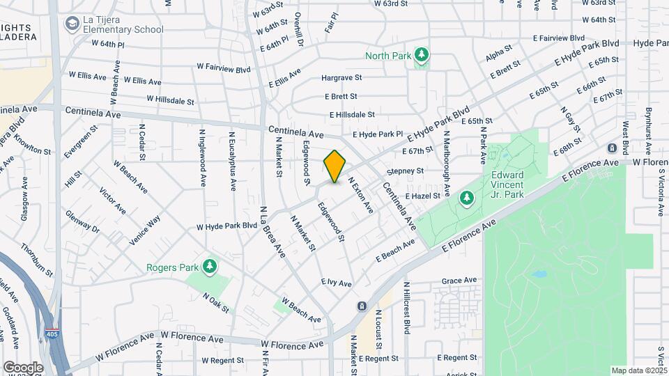 316 E Hyde Park Blvd Map and Location Details
